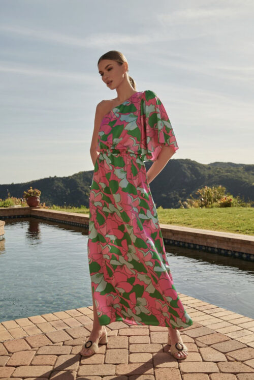 vestido un solo hombro