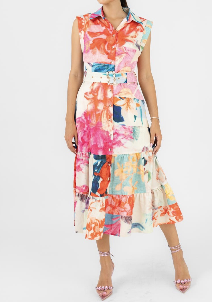 Vestido multicolor un encanto