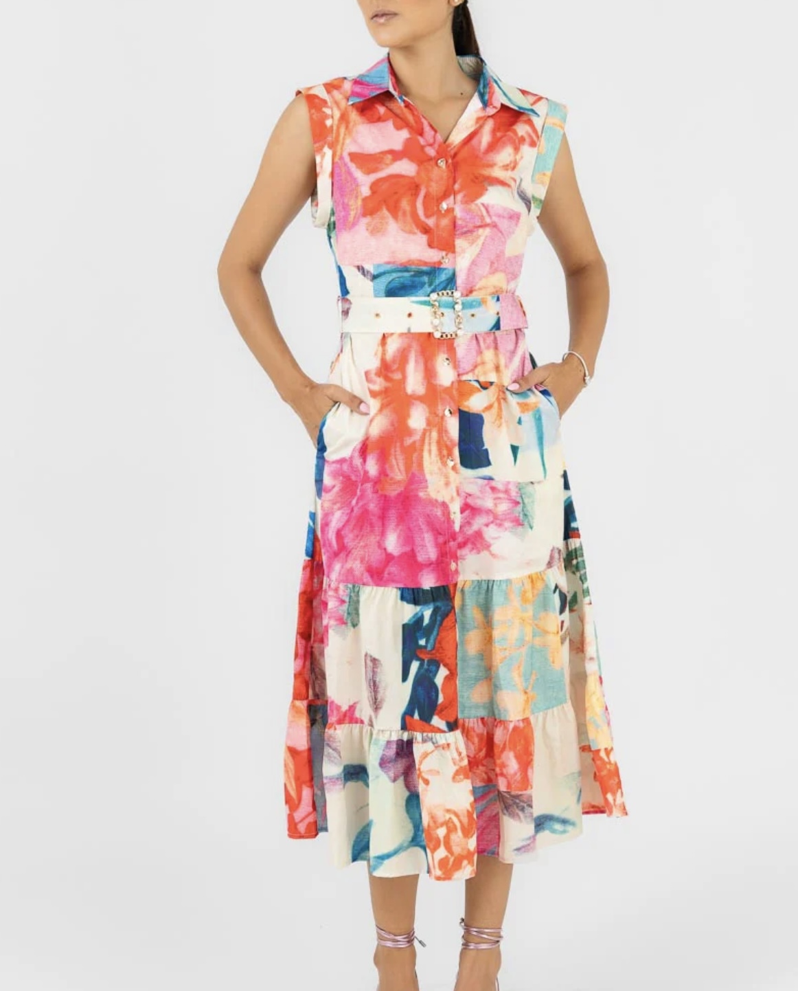Vestido multicolor un encanto - Imagen 3