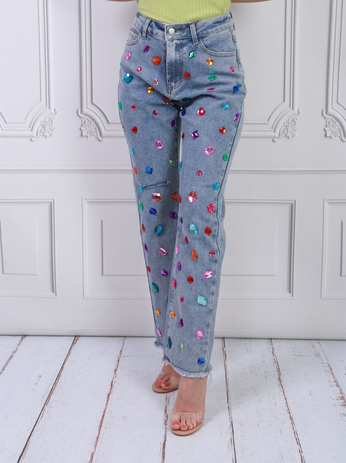 Pantalón de Mezclilla Azul - Imagen 2