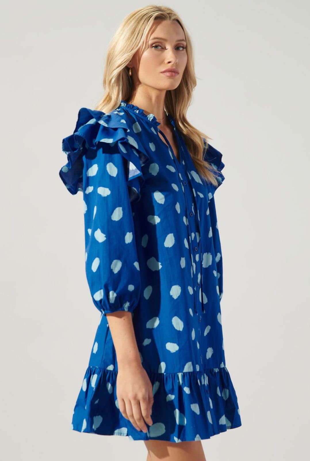 Blue Skies Poplin Mini Dress - Imagen 3