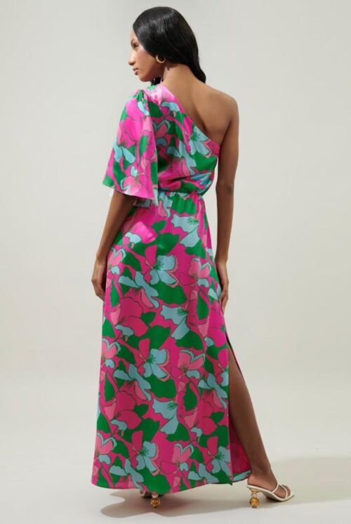 Alternative view of vestido un solo hombro