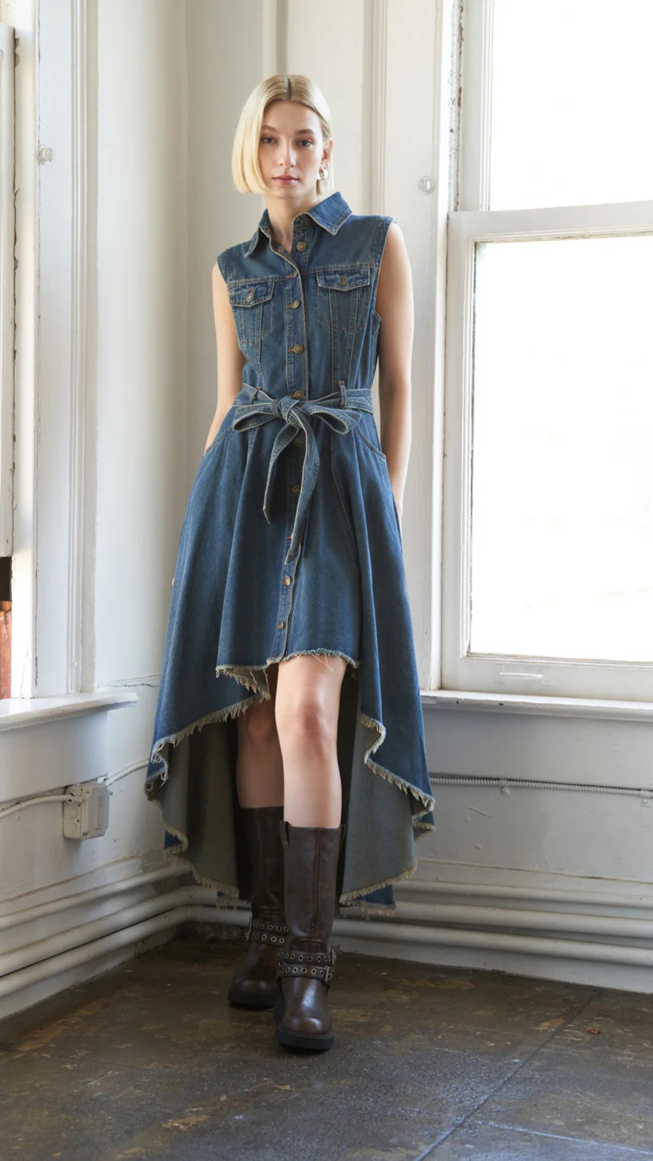 Vestido en Jean - Imagen 4