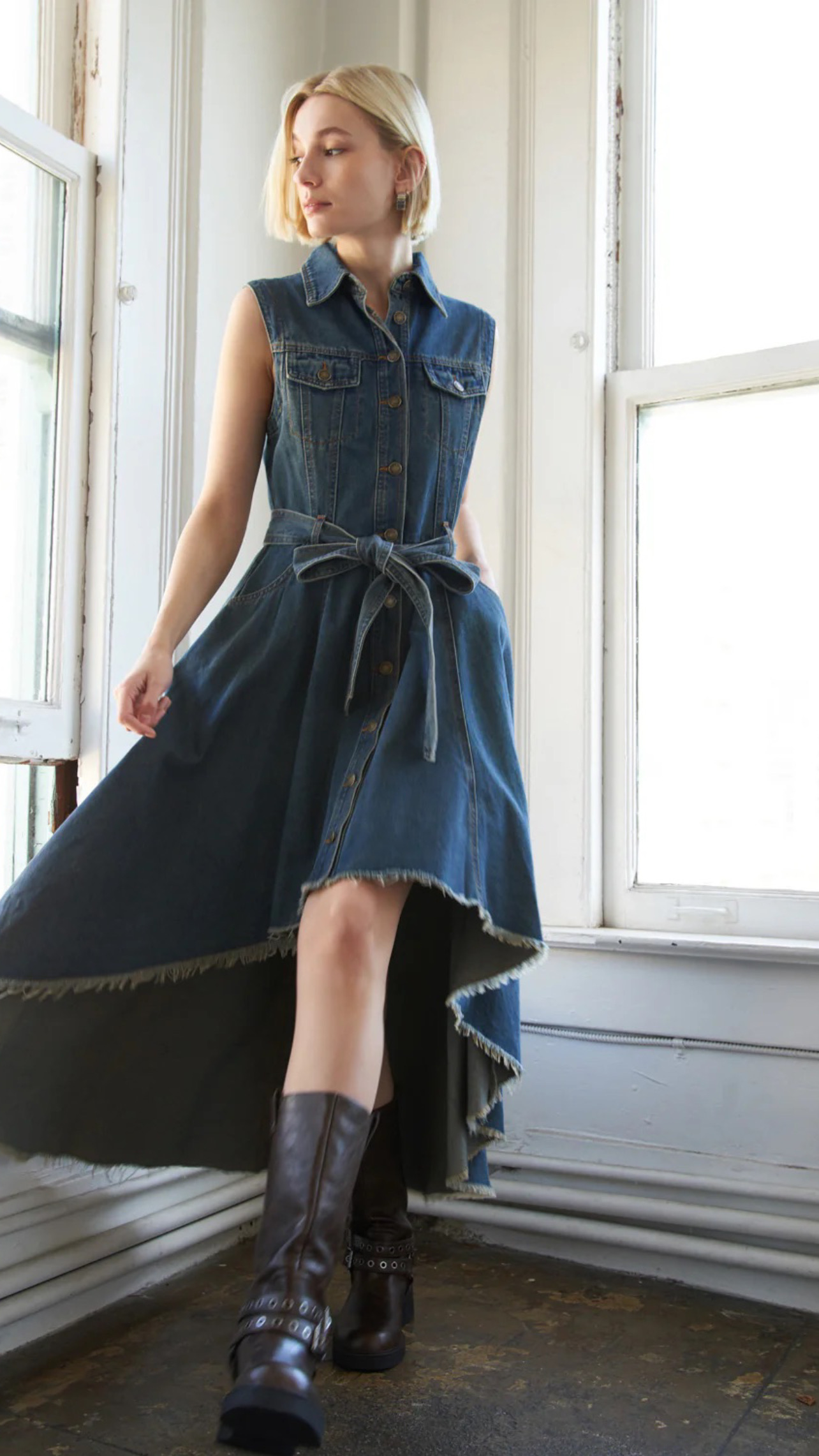 Vestido en Jean - Imagen 3