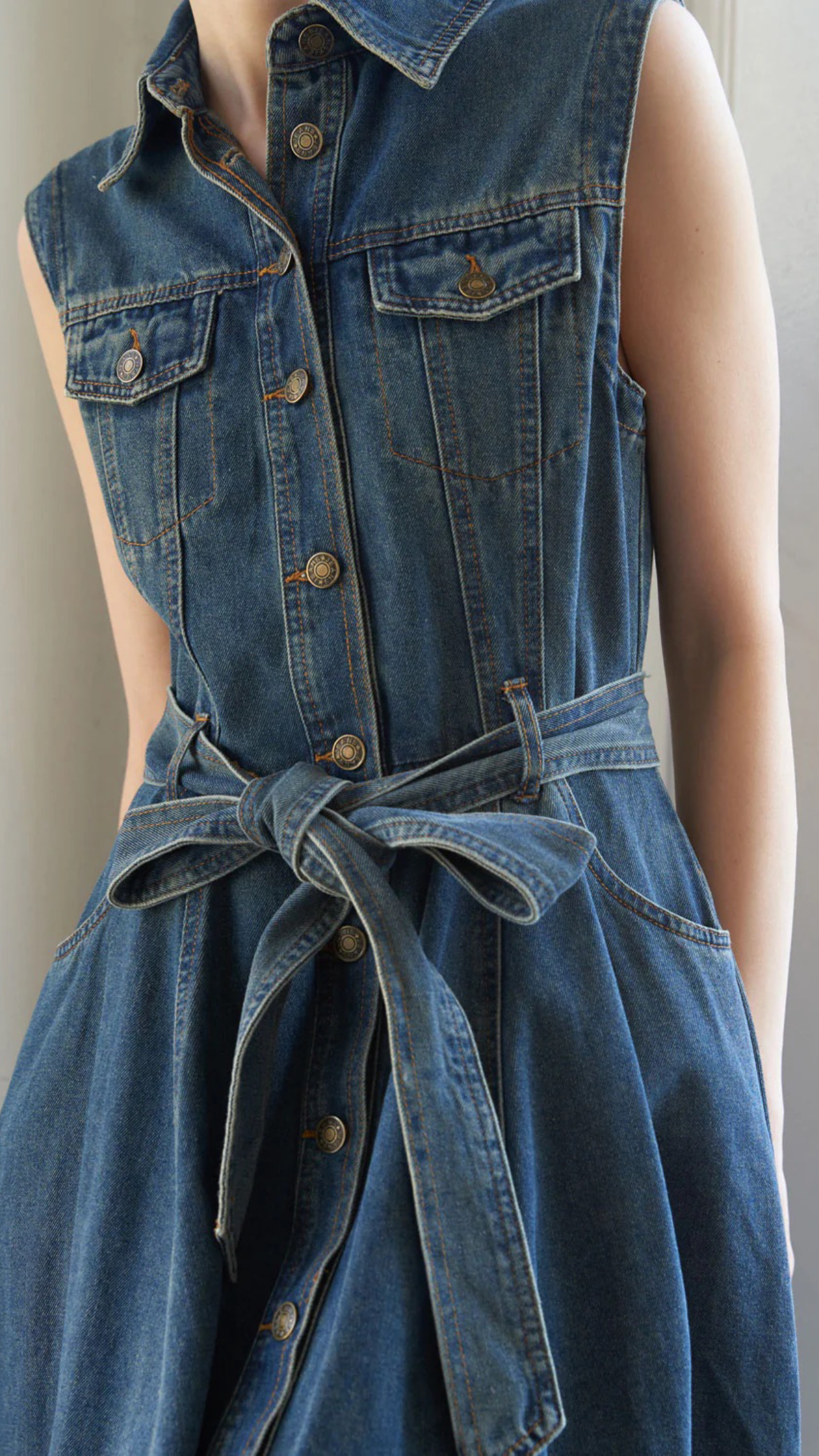 Vestido en Jean - Imagen 2