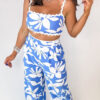 Set Flores Azul