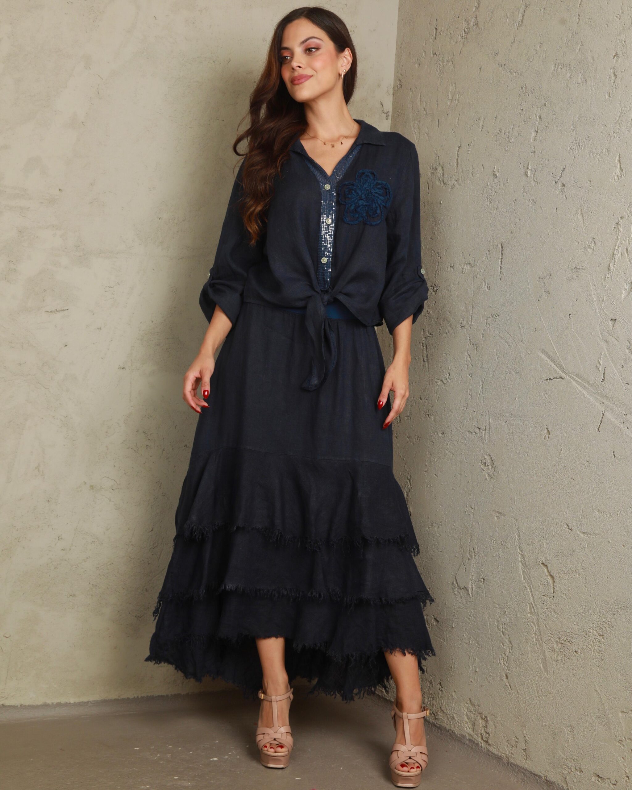 Leticia Set 100% Lino - Imagen 3